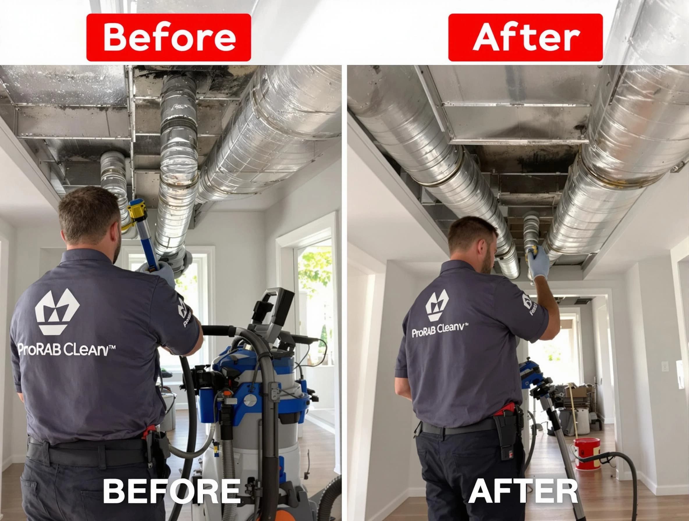 American Fork Air Duct Cleaning expert performing thorough residential duct cleaning in a American Fork home