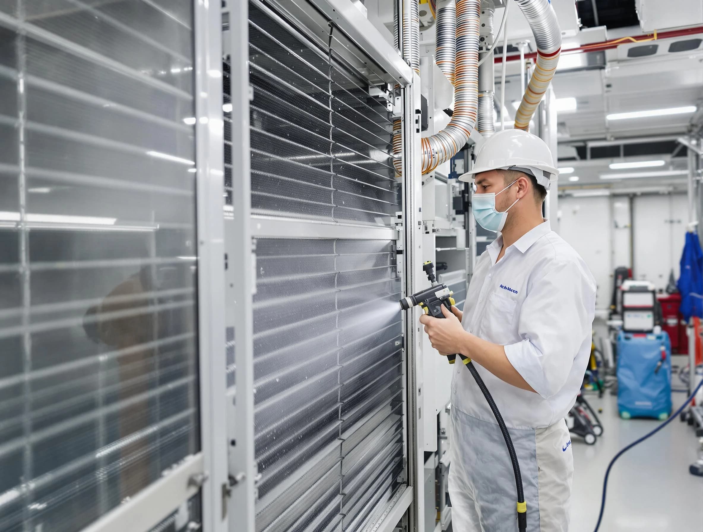 Professional AC coil cleaning by American Fork Air Duct Cleaning in American Fork