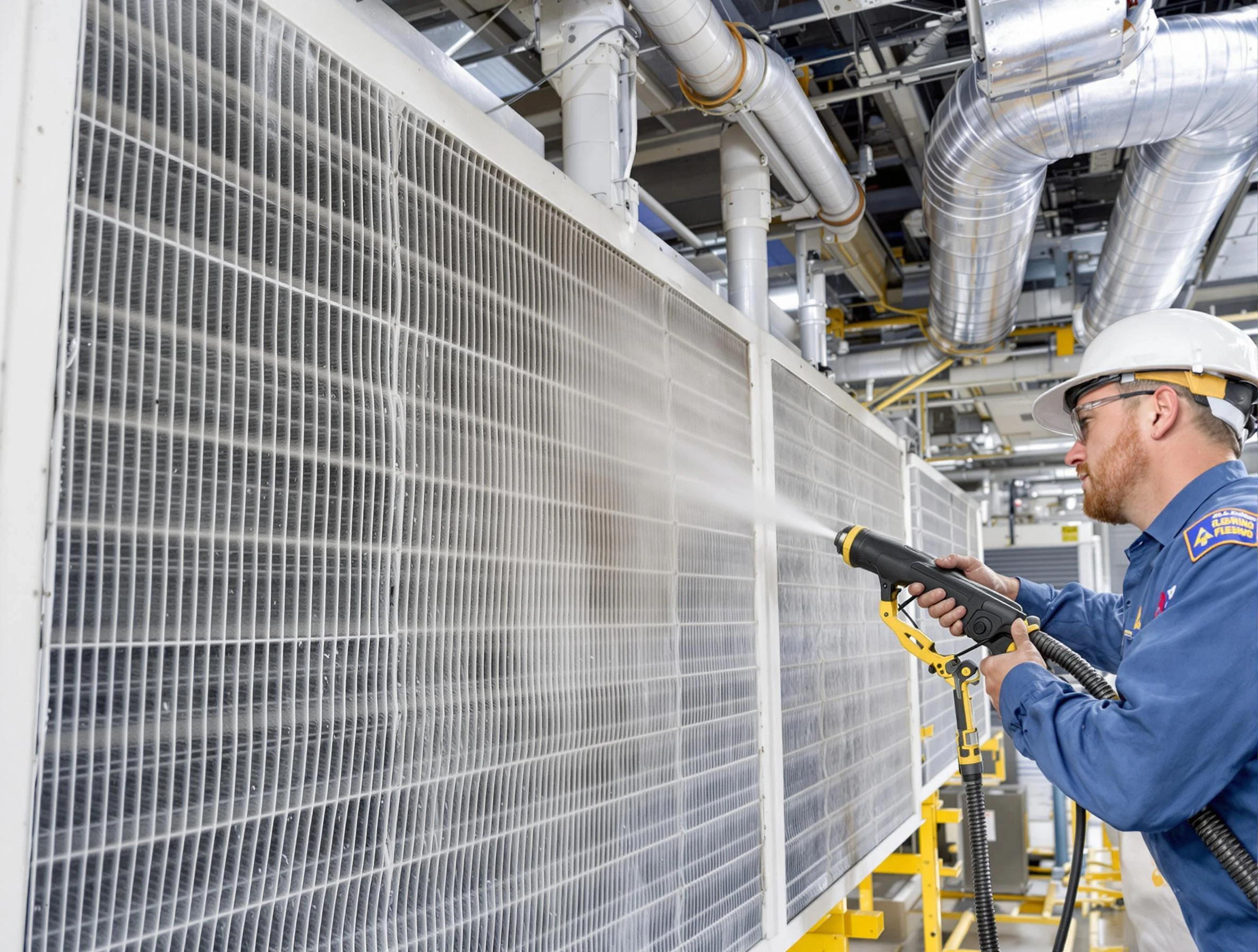 Professional commercial coil cleaning by American Fork Air Duct Cleaning in American Fork
