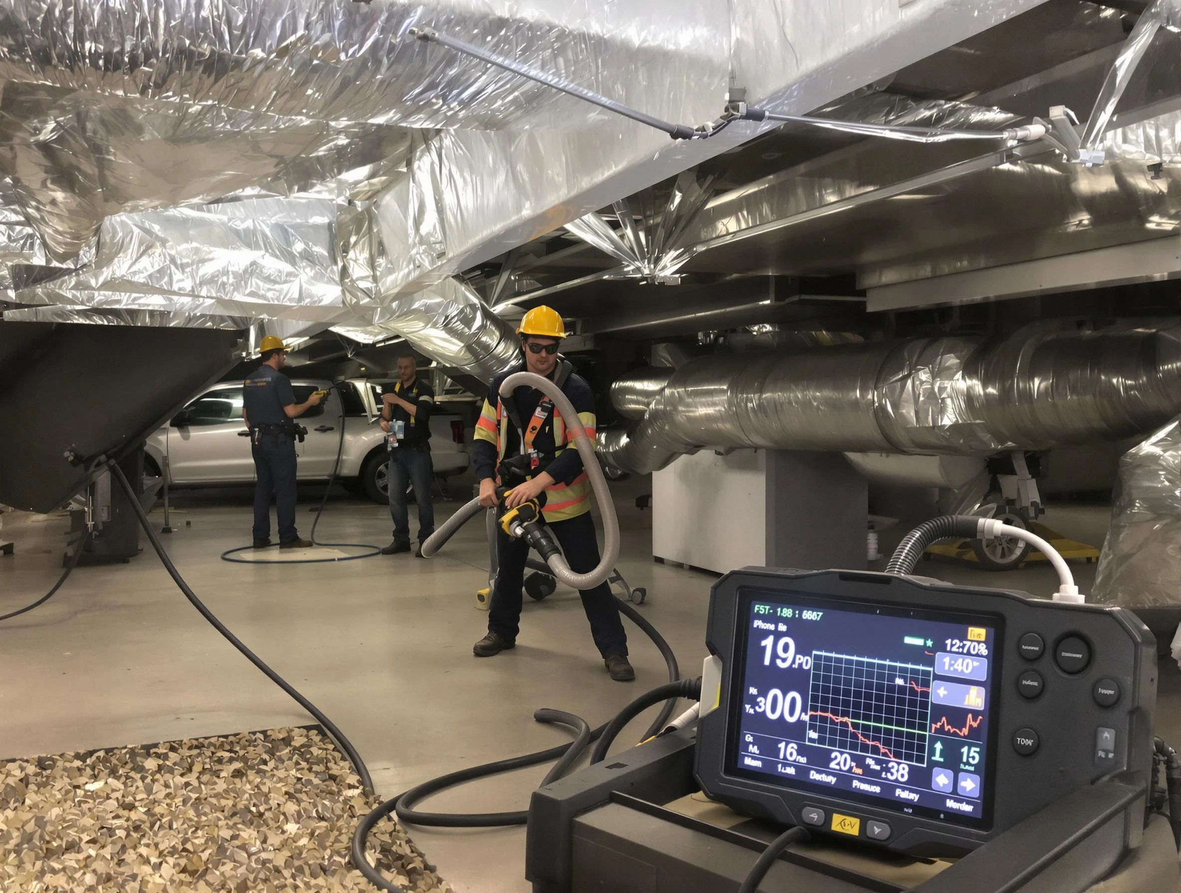 Professional negative pressure duct cleaning by American Fork Air Duct Cleaning in American Fork